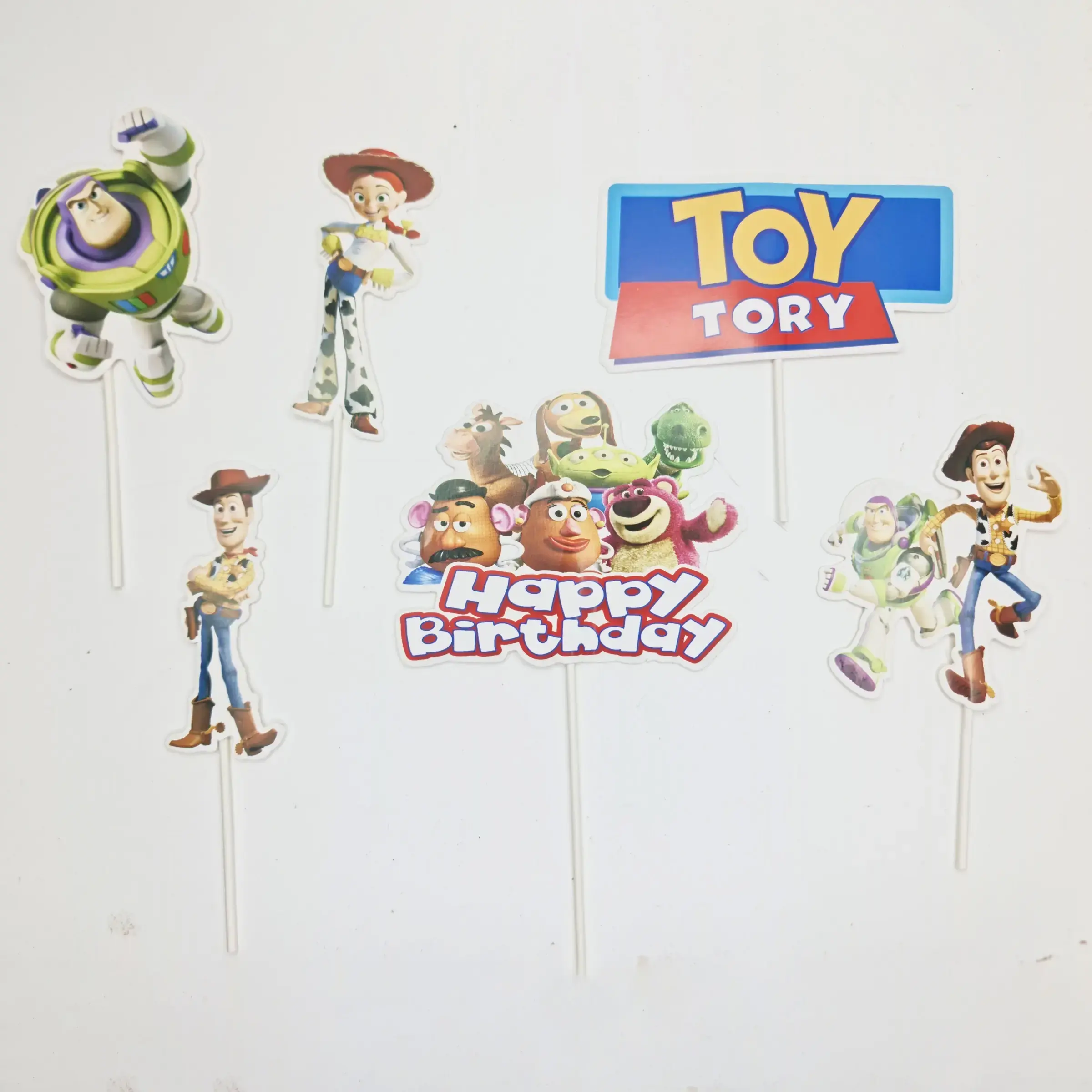Paper Cartoon Themed Cake Topper (design 22) TPR005-13