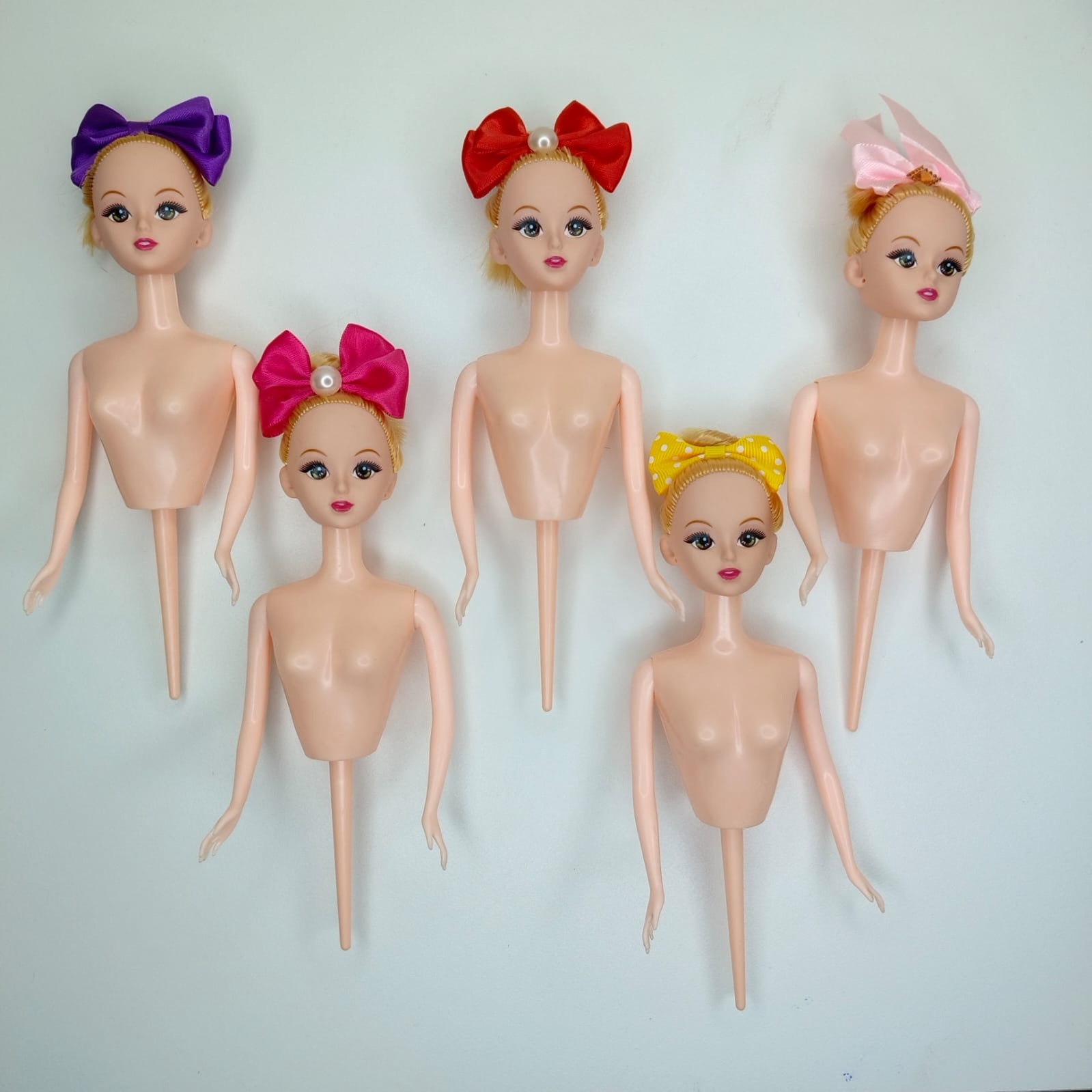 Half body Sweet Barbie Hot Pot Doll 19cm 10pcs packet BT041