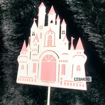 Beautiful Castle Cake Topper (Pink) TPR214 - Image 3