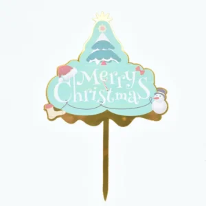 Christmas Themed Cake Topper Design 7 TPR174
