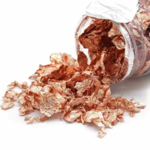 Rose Gold Non Edible Flakes BT091