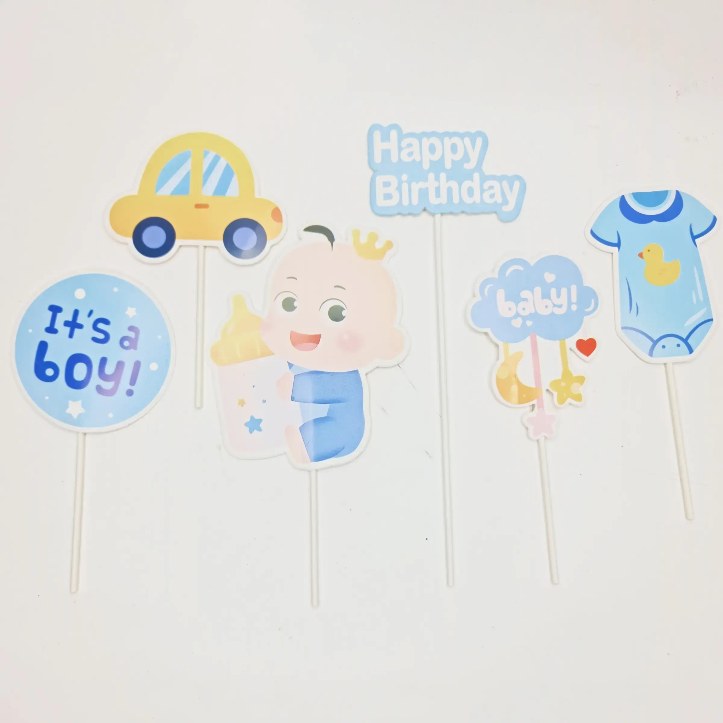 Paper Cartoon Themed Cake Topper (design 5) TPR005-4