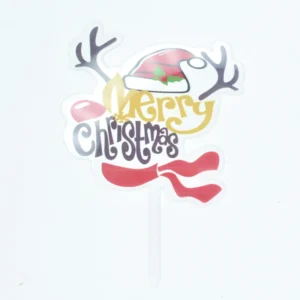 Christmas Themed Cake Topper Design 8 TPR175