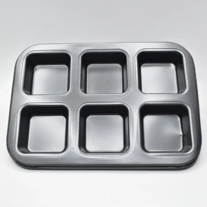 6 in 1 Square Muffin & Cupcake Baking Tray BT237