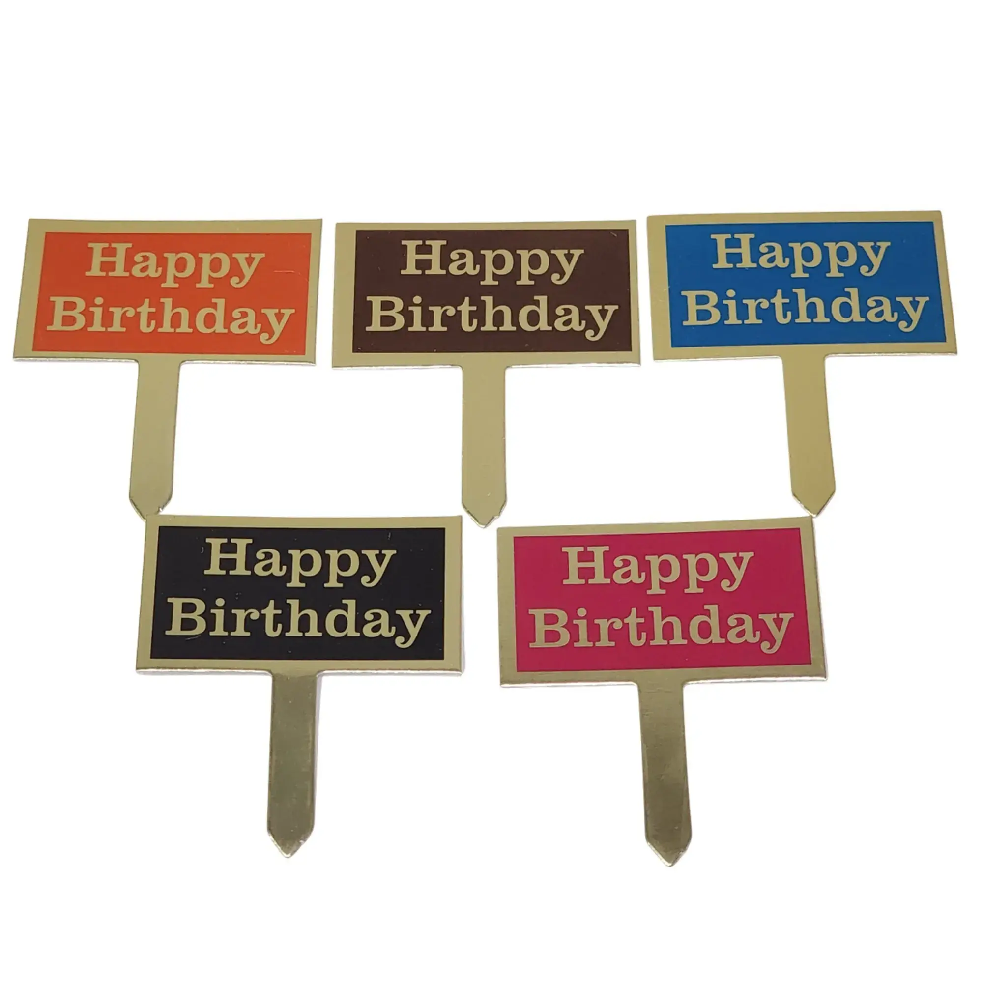 Happy Birthday Paper Cake Tags – 100-piece packet Packets | TPR142B