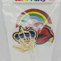 Paper Cartoon Themed Cake Topper (design 19) TPR005-12 - Image 2