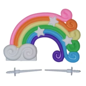 Rainbow Topper with Sticks (10-Piece Packet) (Design 3) Packets TPR129-4