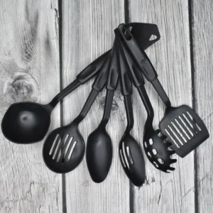 Spoon Plastic Kitchenware Non Stick Spatula and Spoon Set 6 Piece Set BT209