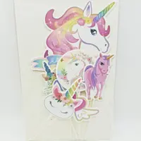 Paper Cartoon Themed Cake Topper (design 1) TPR005 - Image 2