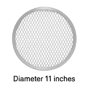 Aluminum Pizza Mesh Screen – 11 Inch Round Baking Tray (BT254B) | Pieces