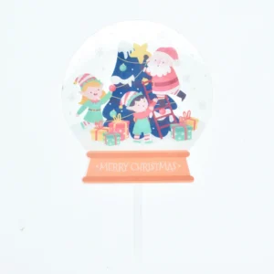 Christmas Themed Cake Topper Design 10 TPR177