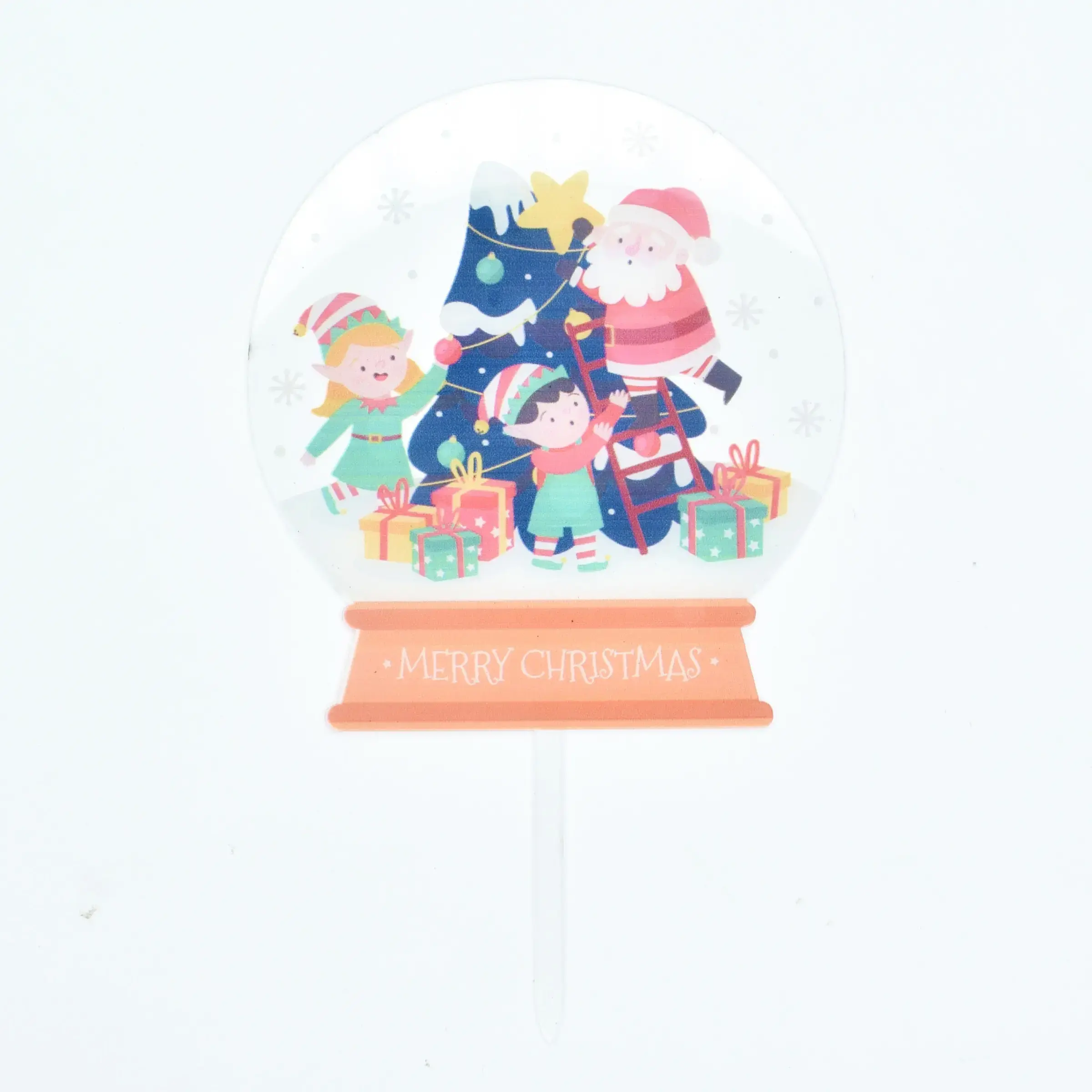 Christmas Themed Cake Topper Design 10 TPR177