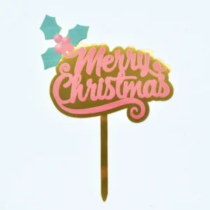 Christmas Themed Cake Topper Design 4 TPR171