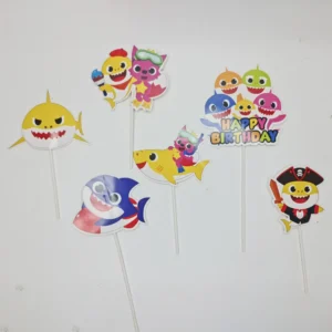 Paper Cartoon Themed Cake Topper (design 7) TPR005-6