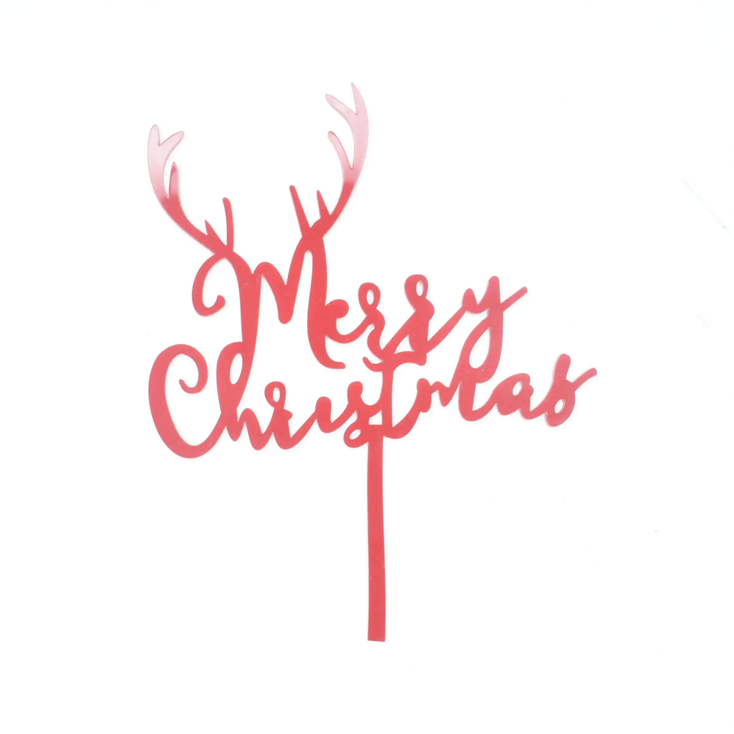 Christmas Themed Textual Cake Topper Design 9 TPR194