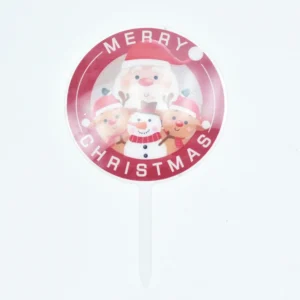 Christmas Themed Cake Topper Design 11 TPR178