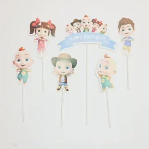 Paper Cartoon Themed Cake Topper (design 6) TPR005-5