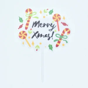 Christmas Themed Cake Topper Design 2 TPR169