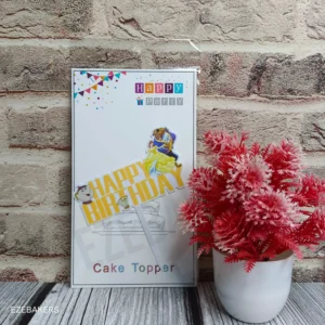 Beauty And The Beast Acrylic Happy Birthday Cake Topper Packets