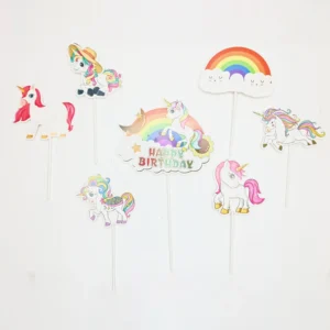 Paper Cartoon Themed Cake Topper (design 2) TPR005-2