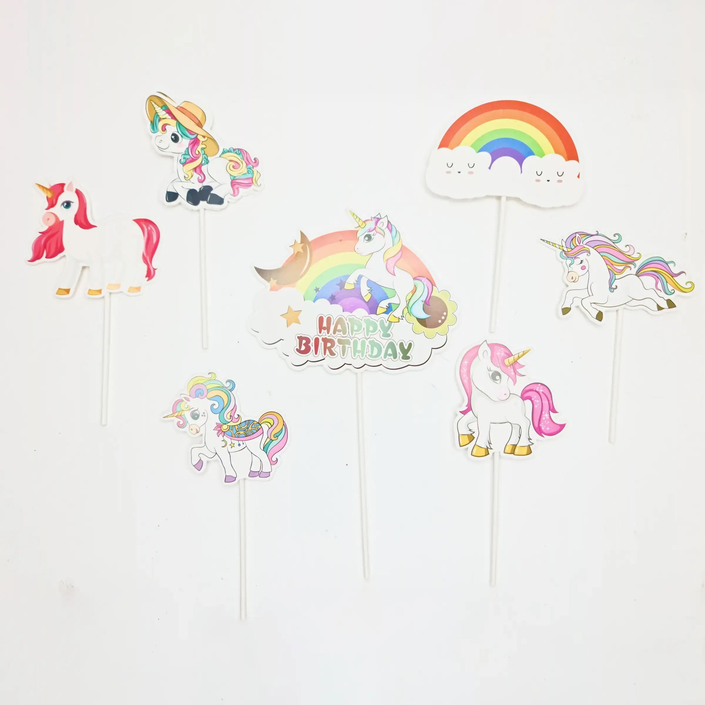 Paper Cartoon Themed Cake Topper (design 2) TPR005-2