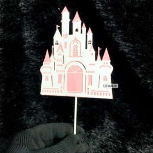 Beautiful Castle Cake Topper (Pink) TPR214