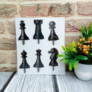 Acrylic Theme Topper (Chess) {TPR004-8}