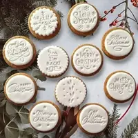 Christmas Themed Cake Stamp Design 8 (MN - 8) - Image 2