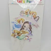 Paper Cartoon Themed Cake Topper (design 3) TPR005-20 - Image 2