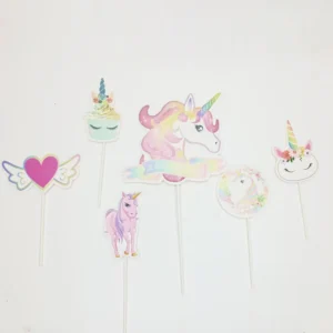 Paper Cartoon Themed Cake Topper (design 1) TPR005