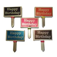 Happy Birthday Paper Cake Tags – 100-piece packet Packets | TPR142B - Image 2