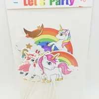 Paper Cartoon Themed Cake Topper (design 2) TPR005-2 - Image 2