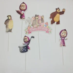 Paper Cartoon Themed Cake Topper (design 24) TPR005-15