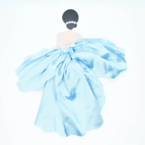 Lady with Blue Gown Cake Topper TPR160-1