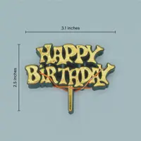 Happy Birthday Tags Golden Packets TPR028A - Image 2