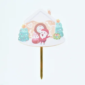 Christmas Themed Cake Topper Design 6 TPR173