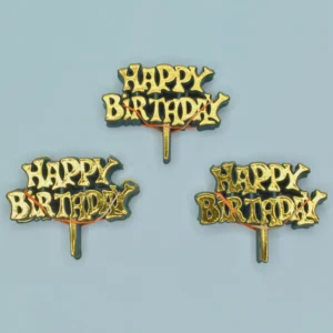 Happy Birthday Tags Golden Packets TPR028A