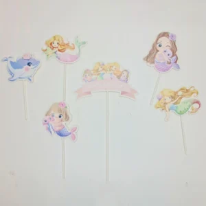 Paper Cartoon Themed Cake Topper (design 3) TPR005-20