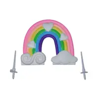 Rainbow Topper with Sticks (10-Piece Packet) (Design 2) Packets TPR129-2 - Image 2