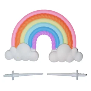 Rainbow Topper with Sticks (10-Piece Packet) (Design 5) Packets TPR129-3