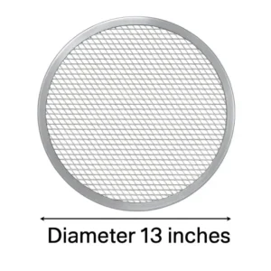 Aluminum Pizza Mesh Screen – 13 Inch Round Baking Tray (BT254D) | Pieces
