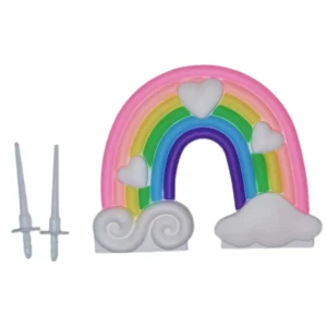 Rainbow Topper with Sticks (10-Piece Packet) (Design 2) Packets TPR129-2