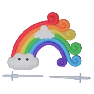 Rainbow Topper with Sticks (10-Piece Packet) (Design 1) Packets TPR129
