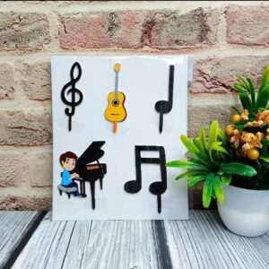 Acrylic Theme Topper (Music) {TPR004-9}