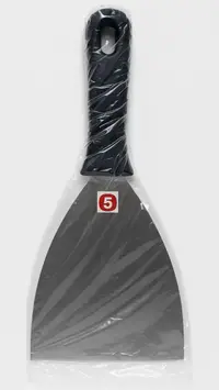 Dough Scraper with Black Handle – 9.8 Inches | Pieces | Model Number BT265 - Image 2