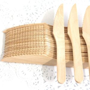 Wooden Cake Knife 100 Piece Packet BPP004